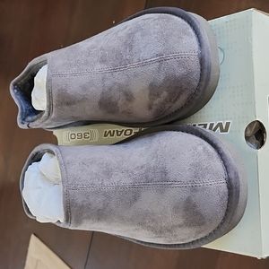 Mens Skechers Gray Slippers